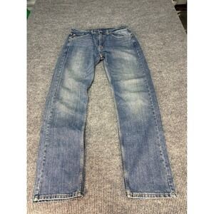 Levis 505 Regular Fit Straight Leg Jeans Mens 34x34 Blue Medium Wash 00505-2538